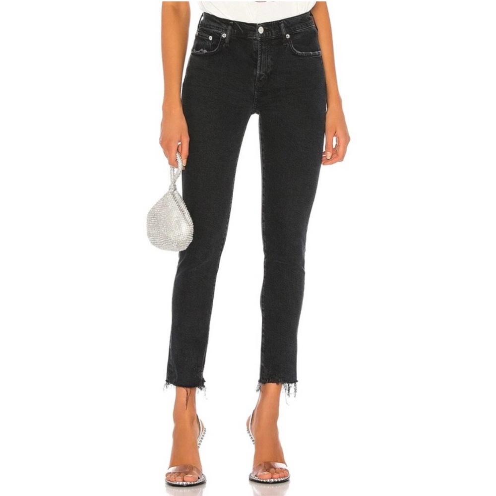 Agolde Toni Mid Rise Straight Jean
